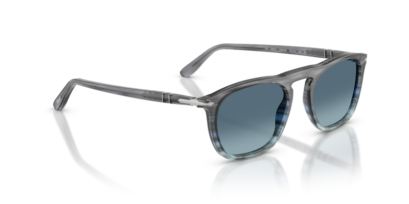 Persol GAE in Striped Grey Gradient Blue / Azure Gradient Blue (1205Q8) - Alternate View