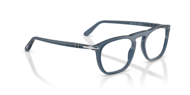 Persol PO3391V in Transparent Denim Blue / Clear (1197) - Alternate View