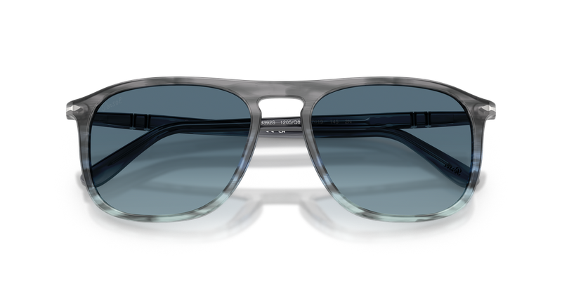 Persol PO3392S in Striped Grey Gradient Blue / Azure Gradient Blue (1205Q8) - Alternate View