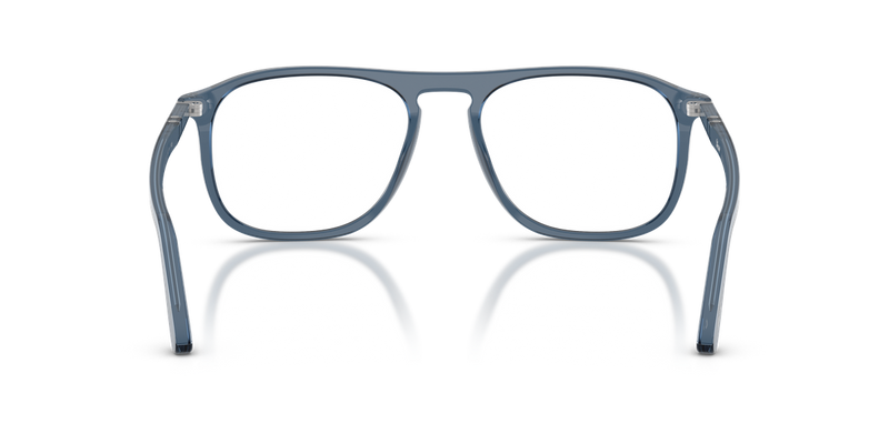 Persol PO3392V in Transparent Denim Blue / Clear (1197) - Temple Detail