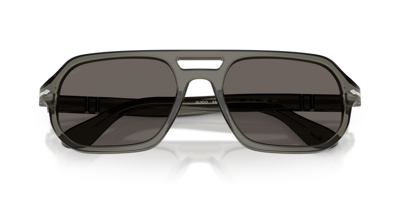 Persol GUIDO in Transparent Grey / Dark Grey (1103B1) - Alternate View