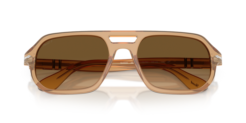Persol GUIDO in Opal Beige / Brown Gradient Brown (1169M2) - Side View