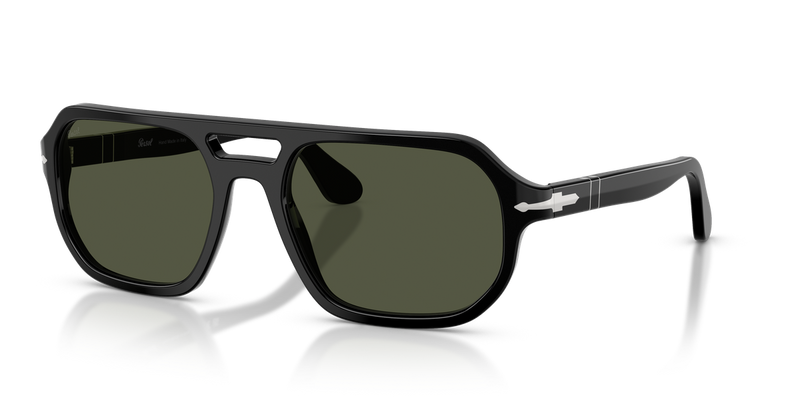 Persol GUIDO in Black / Green (95/31) - Alternate View