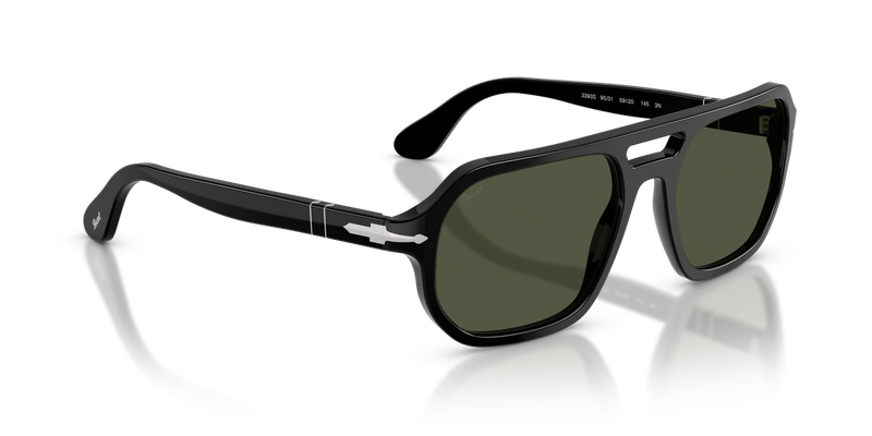 Persol GUIDO in Black / Green (95/31) - Alternate View
