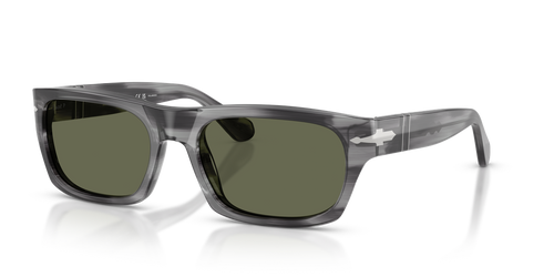 Striped Grey / Green Polarized (119258)