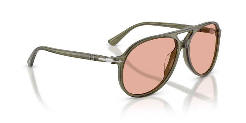 Persol WALTER in Transparent Oliva Green - Alternate View