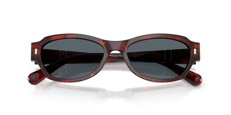 Persol PO3409S in Red Brownish Havana - Side View