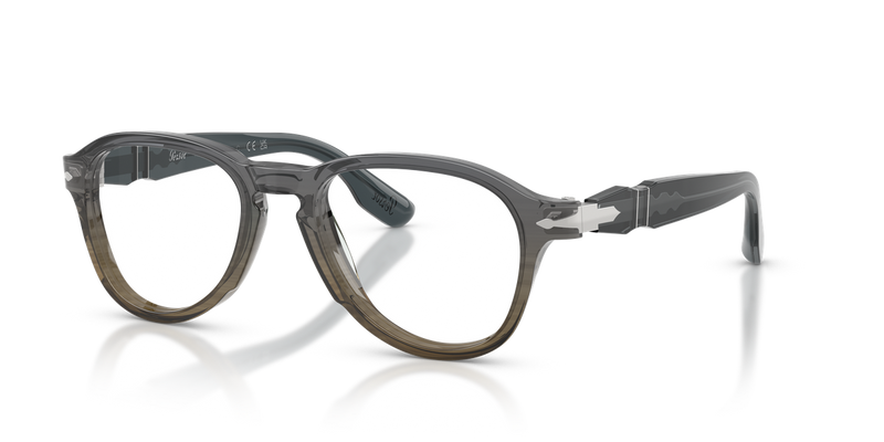 Persol PO8004V in Grey Striped Green - Front View