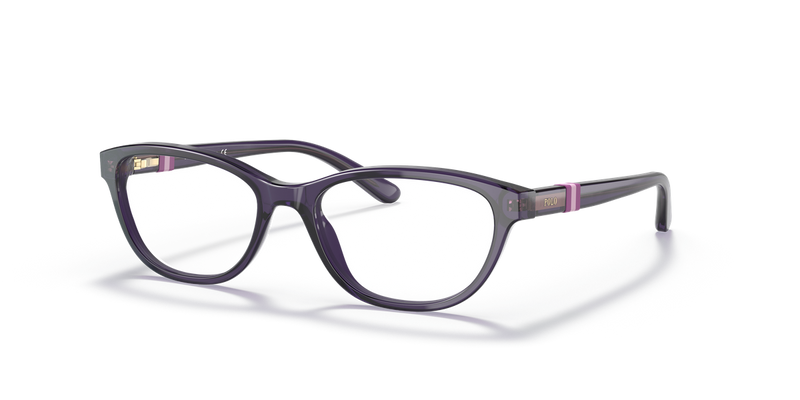 Polo Prep 0PP8542 in Shiny Transparent Purple - Front View