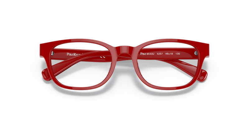 Polo Prep 0PP8543U in Shiny Red - Side View