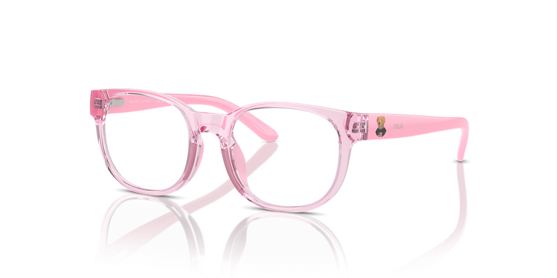 Polo Prep 0PP8549U in Shiny Transparent Pink - Alternate View