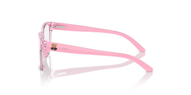Polo Prep 0PP8549U in Shiny Transparent Pink - Alternate View