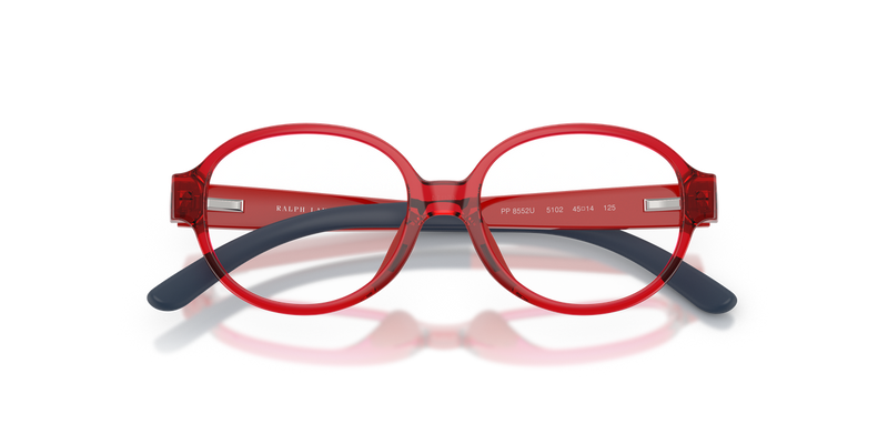 Polo Prep 0PP8552U in Shiny Transparent Red - Alternate View