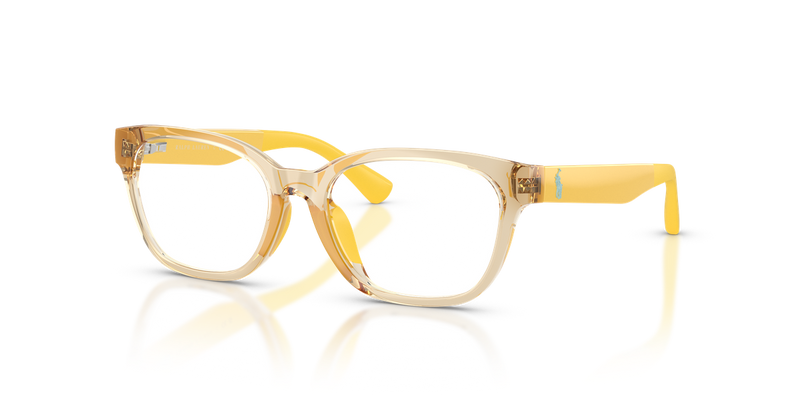 Polo Prep 0PP8553U in Shiny Transparent Light Yellow - Alternate View