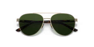 Shiny Pale Gold / Dark Green (918971)
