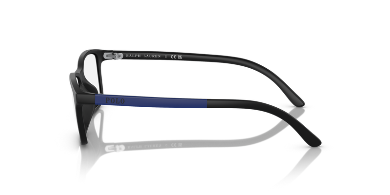 Polo Prep 0PP9506U in Matte Black - Back View