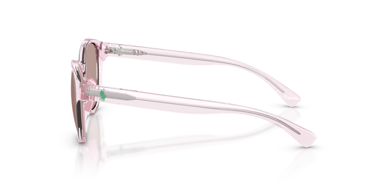 Polo Prep 0PP9509U in Shiny Transparent Pink - Back View