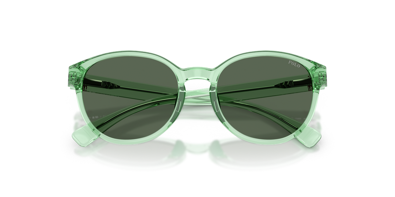 Polo Prep 0PP9509U in Shiny Transparent Light Green - Alternate View
