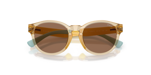 Shiny Transparent Light Yellow / Dark Brown (575673)