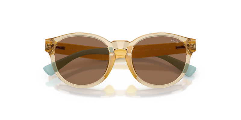 Polo Prep 0PP9512U in Shiny Transparent Light Yellow - Side View