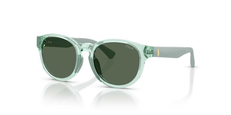 Polo Prep 0PP9512U in Shiny Transparent Light Green - Alternate View