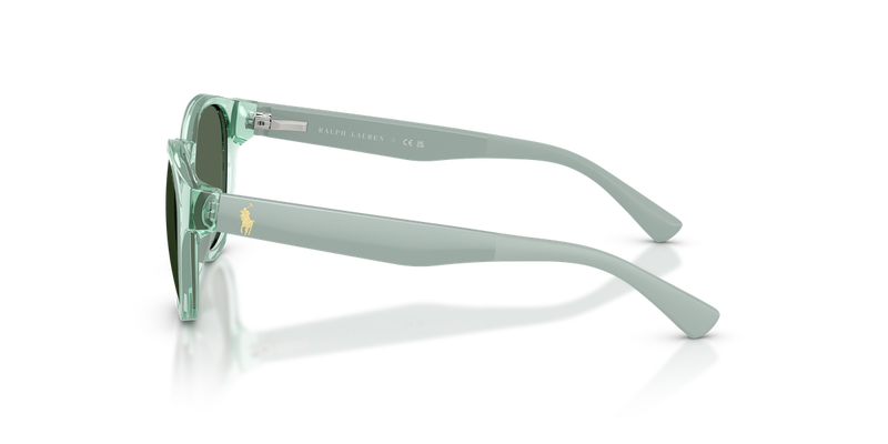 Polo Prep 0PP9512U in Shiny Transparent Light Green - Alternate View
