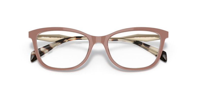 Prada PR 02YV in Alabaster/Crystal / Demo Lens (01Y1O1) - Side View