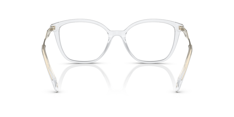 Prada PR 02ZV in Crystal / Demo Lens (2AZ1O1) - Temple Detail