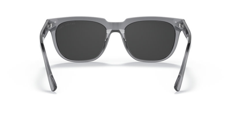 Prada PR 04YS in Transparent Grey / Polarized Black (08U08G) - Temple Detail