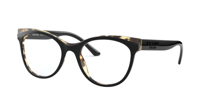 Prada PR 05WV in Black/Havana / Demo Lens (3891O1) - Front View