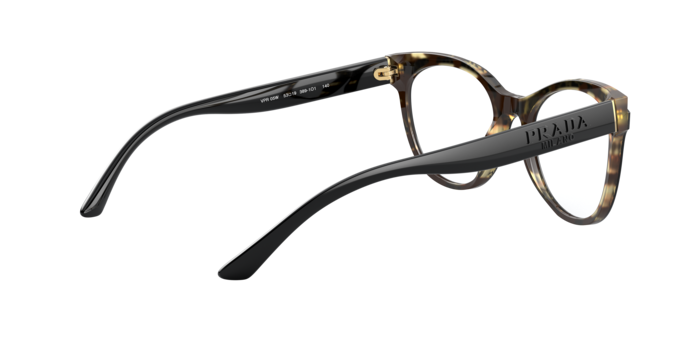 Prada PR 05WV in Black/Havana / Demo Lens (3891O1) - Temple Detail