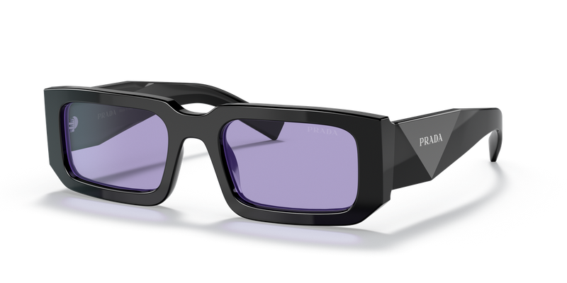 Prada PR 06YS in Black/Blue / Violet (02Z01O) - Front View