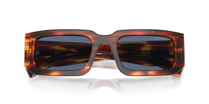 Prada PR 06YS in Striped Radica / Dark Blue (17R06A) - Alternate View