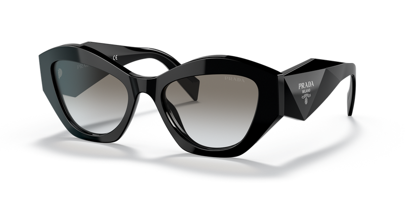 Prada PR 07YS in Black / Grey Gradient (1AB0A7) - Front View