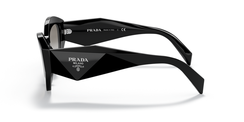 Prada PR 07YS in Black / Grey Gradient (1AB0A7) - Back View