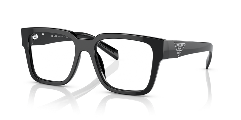 Prada PR 08ZVF in Black / Demo Lens (1AB1O1) - Front View