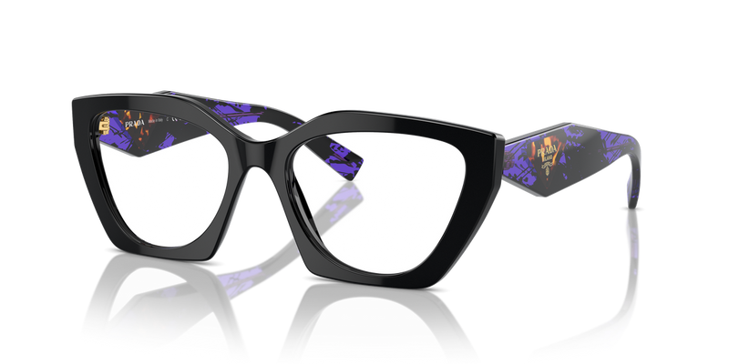 Prada PR 09YV in Black / Demo Lens (19S1O1) - Alternate View