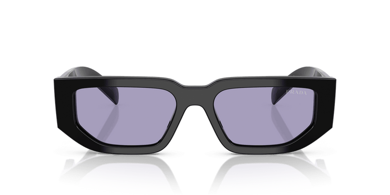 Prada PR 09ZSF in Black / Violet (16K01O) - Temple Detail