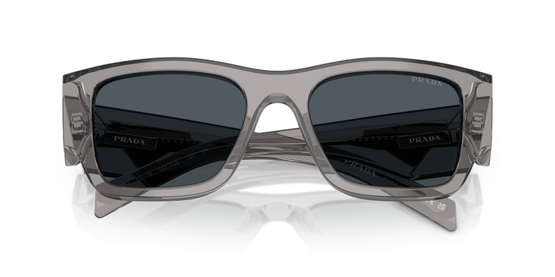 Prada PR 10ZSF in Transparent Asphalt / Dark Grey (16Z70B) - Alternate View