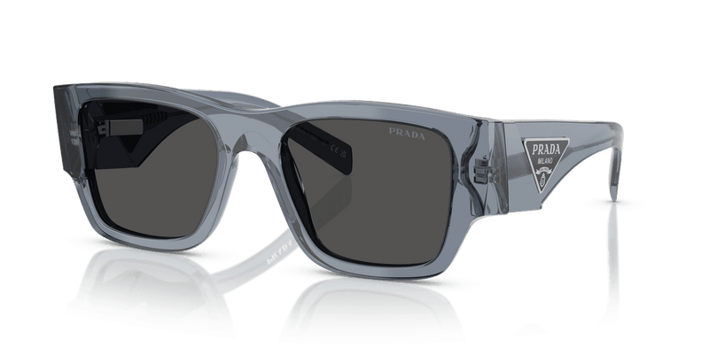 Prada PR 10ZSF in Transparent Ocean / Dark Grey (17T08Z) - Alternate View