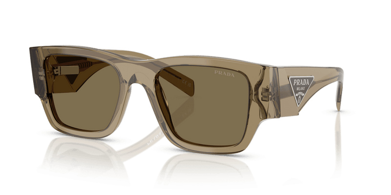 Prada PR 10ZSF in Bark / Light Brown (22H90F) - Front View