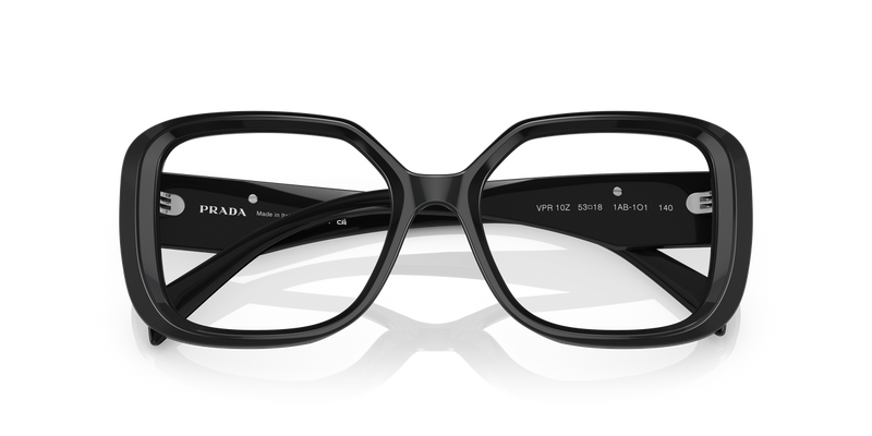 Prada PR 10ZV in Black / Demo Lens (1AB1O1) - Side View