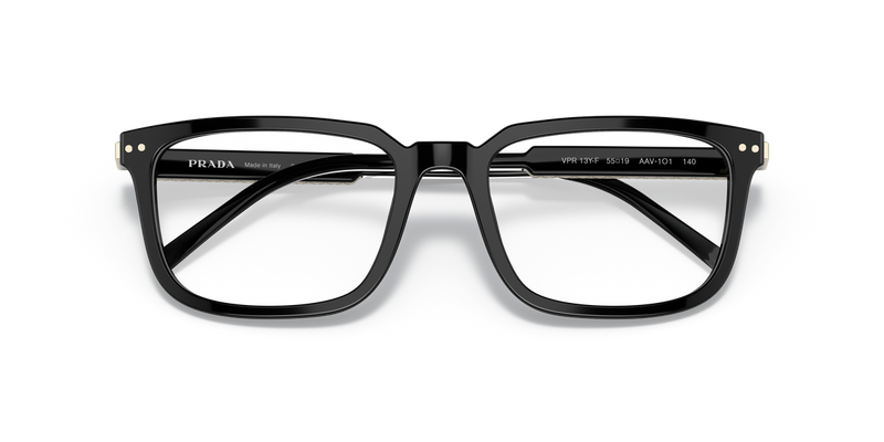 Prada PR 13YVF in Black / Demo Lens (AAV1O1) - Side View
