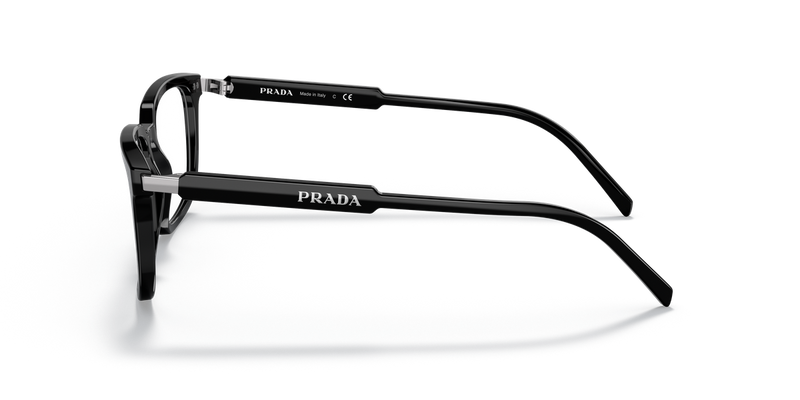Prada PR 13YV in Black / Demo Lens (1AB1O1) - Back View
