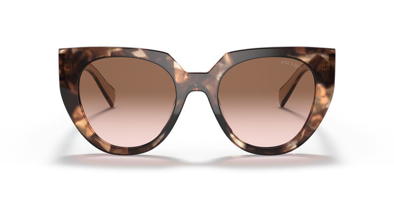 Prada PR 14WSF in Caramel Tortoise/Powder / Brown Gradient (01R0A6) - Alternate View