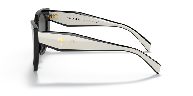 Prada PR 14WSF in Black/Talc / Dark Grey (09Q5S0) - Alternate View