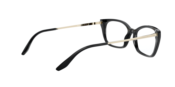 Prada PR 14XV in Black / Demo Lens (1AB1O1) - Temple Detail