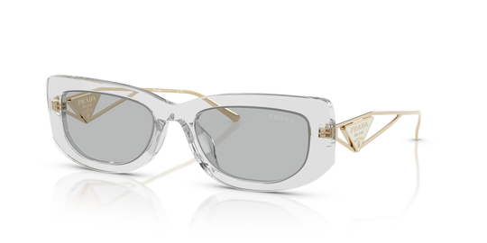 Prada PR 14YS - Transparent Grey / Light Grey (12R50K)