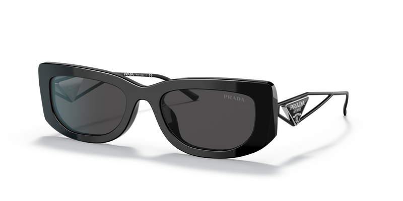 Prada PR 14YS in Black / Dark Grey (1AB5S0) - Alternate View