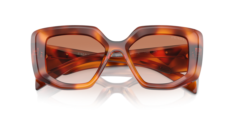 Prada PR 14ZS in Cognac Tortoise / Brown Gradient (18R70E) - Alternate View